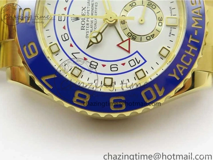 0209 ComfortFit YachtMaster II 2017 baselworld 116688 YG Blue Ceramic JF 1:1 Best Edition on YG Bracelet A 3063